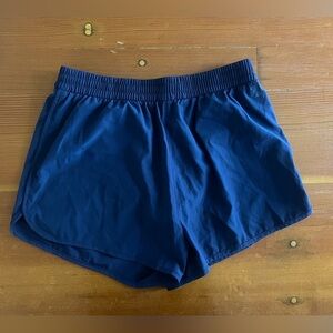 PINK Women's Navy Blue Active Athletic Shorts Small
